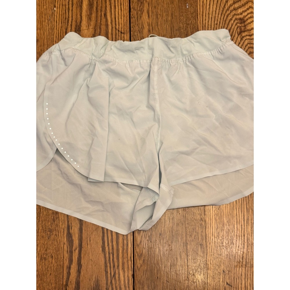 Lululemon Hotty Hot 3" Shorts Women XL Light Blue Athleisure Running Casual